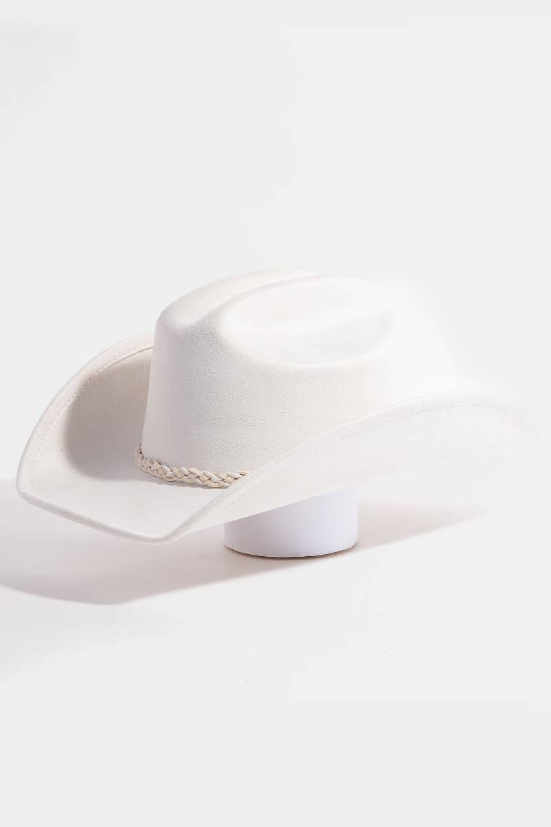 Rope Band Cowboy Hat