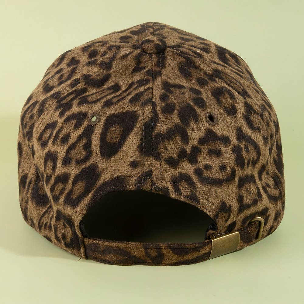 Leopard Print Baseball Cap