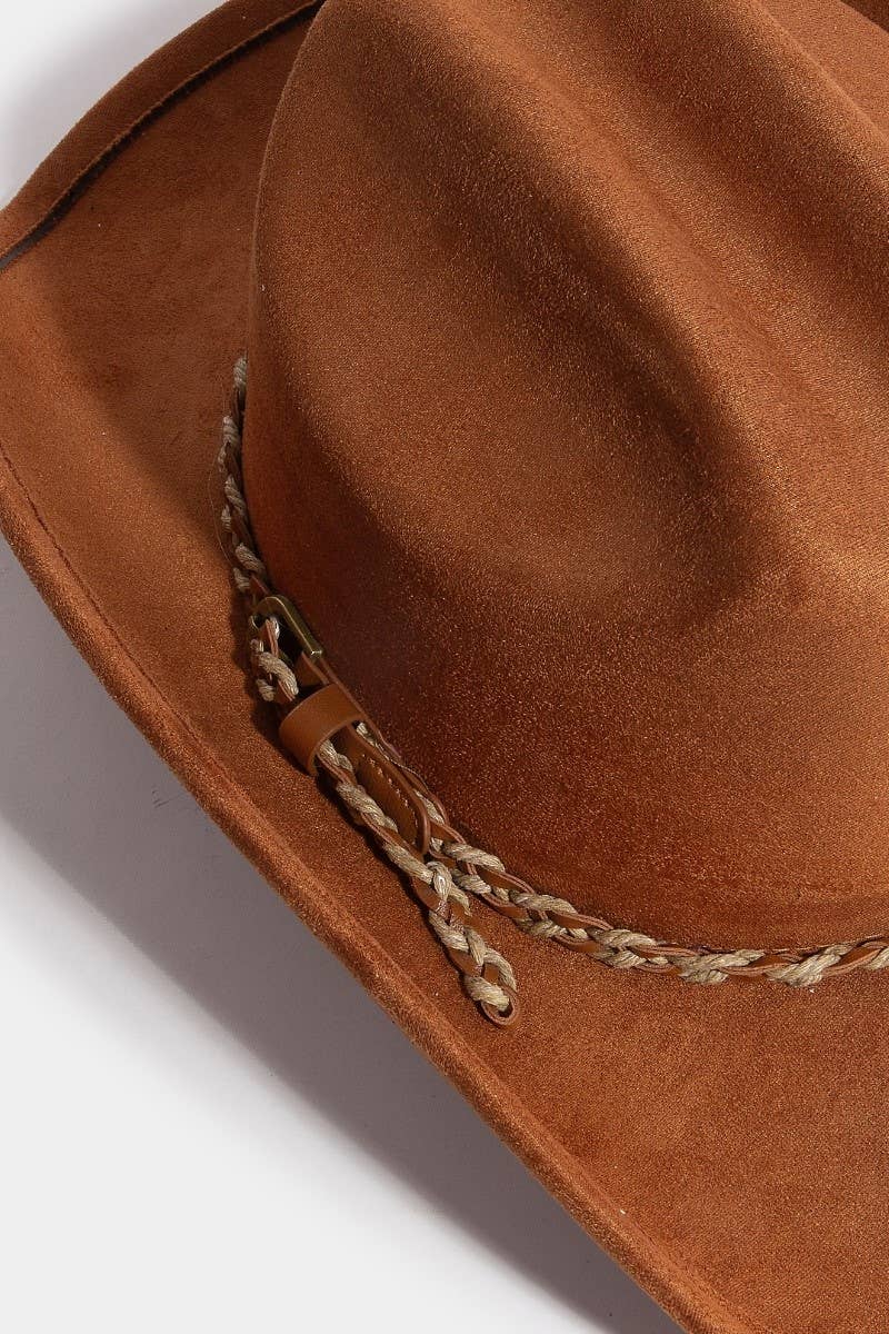 Rope Band Cowboy Hat