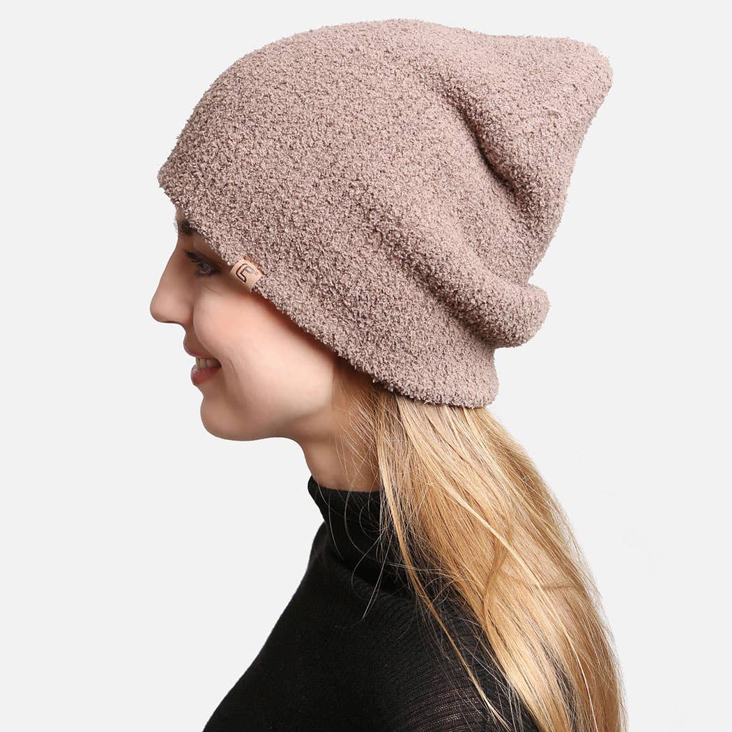 Solid Luxury Soft Double Layered Knitted Beanie