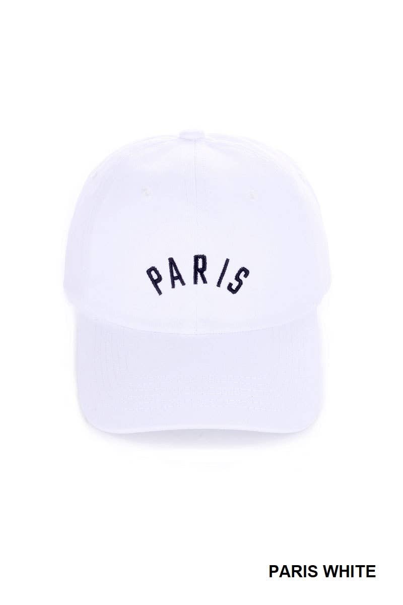 Embroidered Cotton Baseball Cap