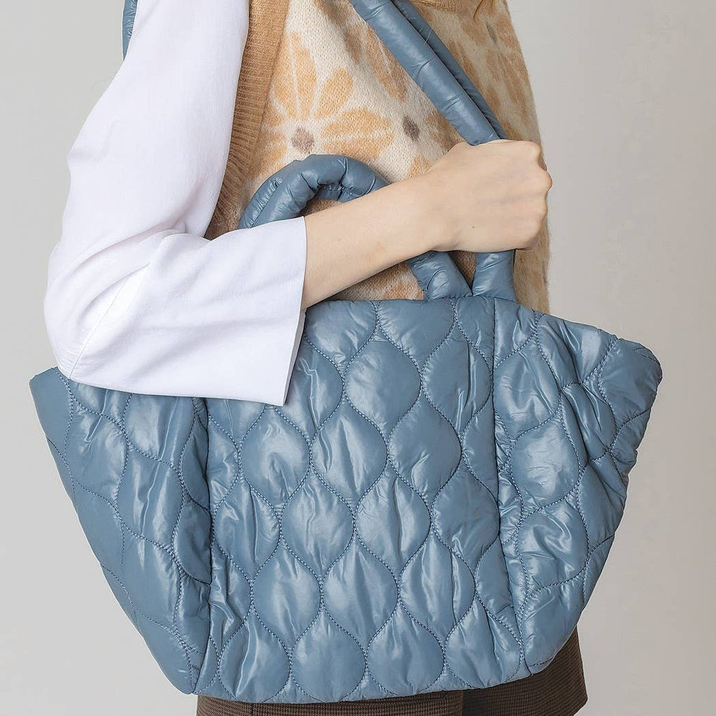Wave Padded Shoulder Bag