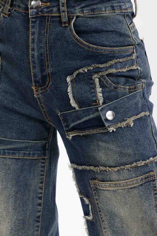Denim Jeans Wide Legs Pant