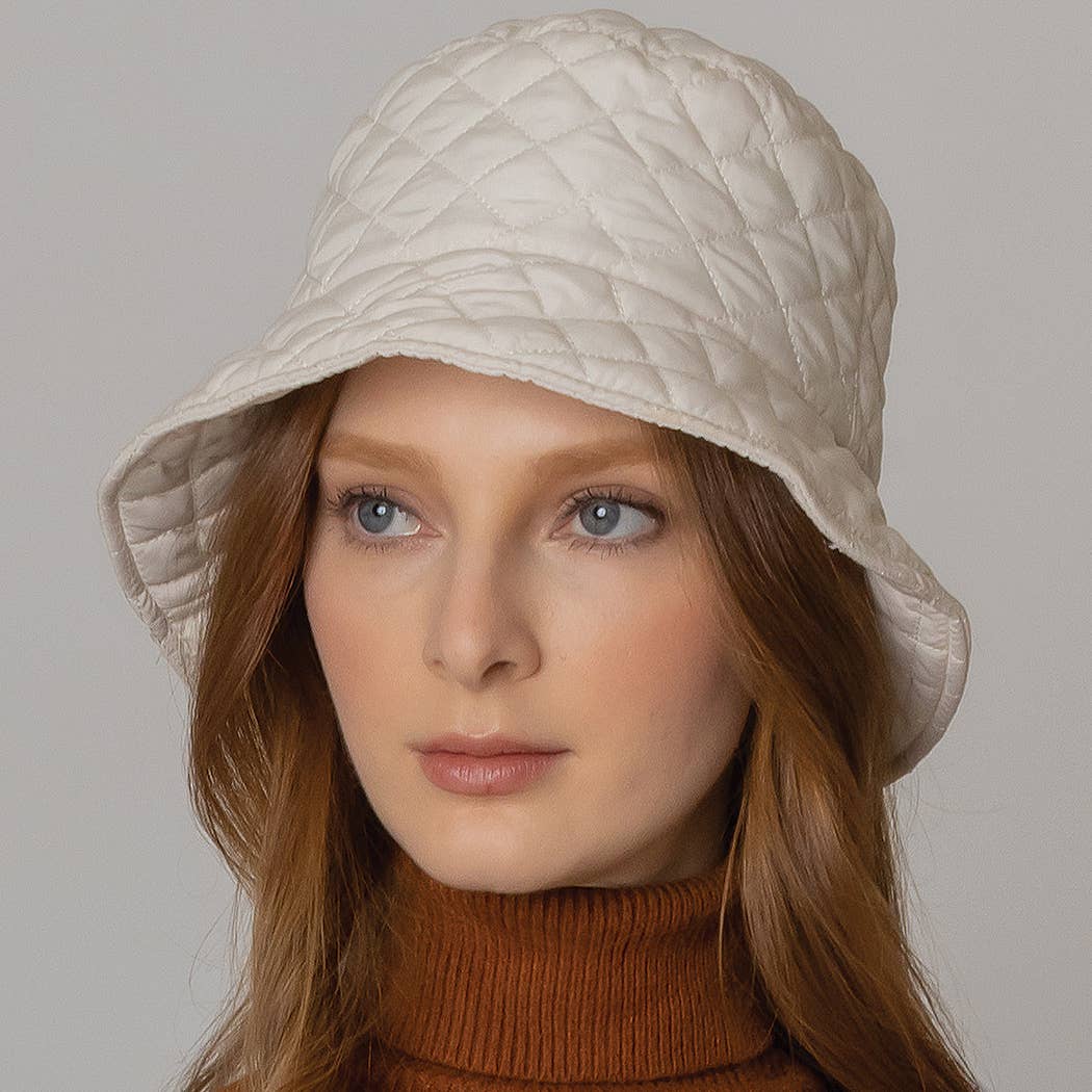Quilted Padding Bucket Hat