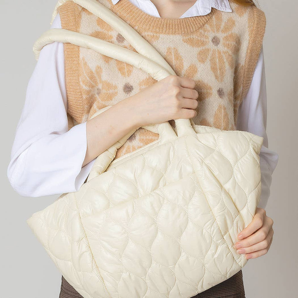 Wave Padded Shoulder Bag