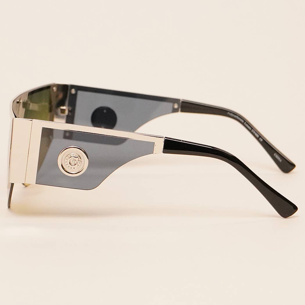 Assorted Acetate Shield Fashion Sunglasses