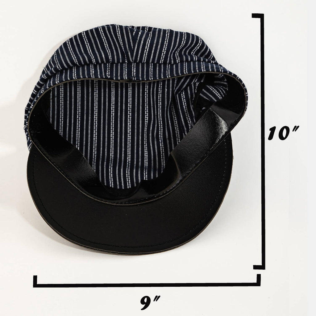 Pin Stripe Cabbie Hat