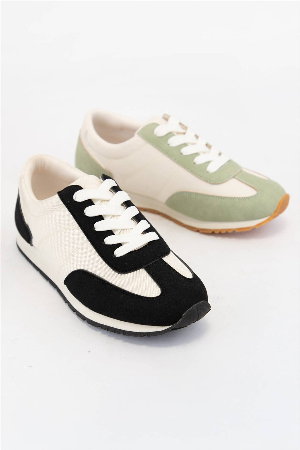 CARRIE Retro Runner Sneakers Color Block Casual Running Shoe