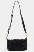 Leather Woven Hand Bag