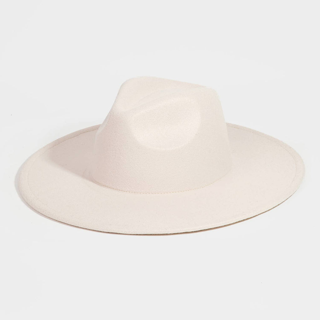 Flat Brim Fedora Fashion Hat