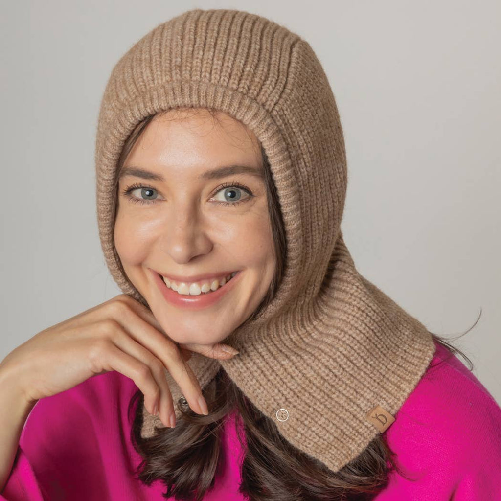 Buttoned Knitted Snood