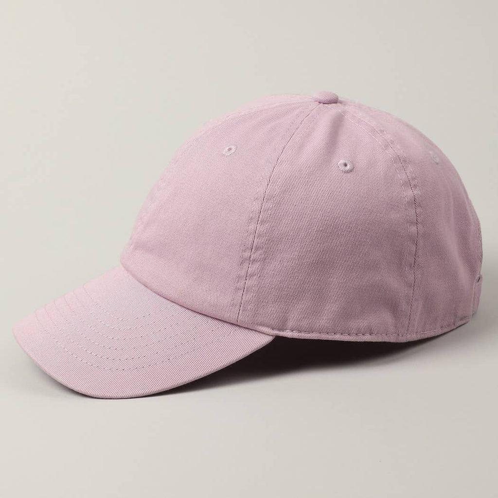 Stone Washed Cotton Solid Color Baseball Cap