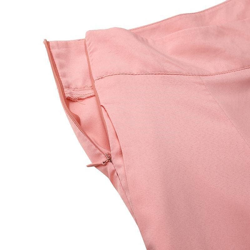 Fashion Wide Leg High Waist Pants In Solid Color