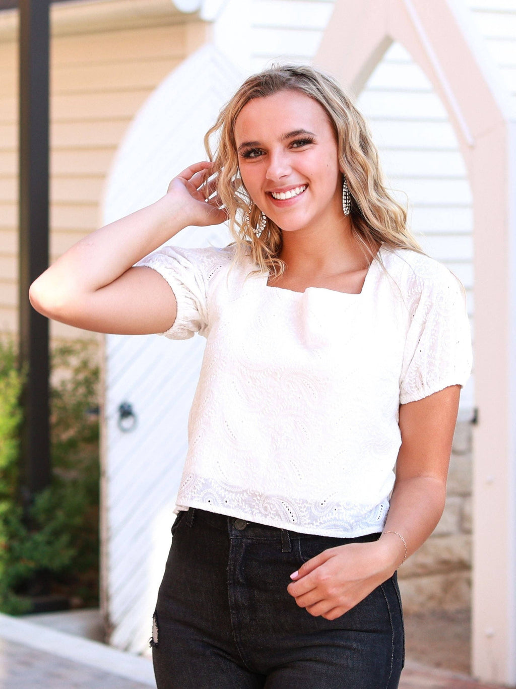 Crop Top, White