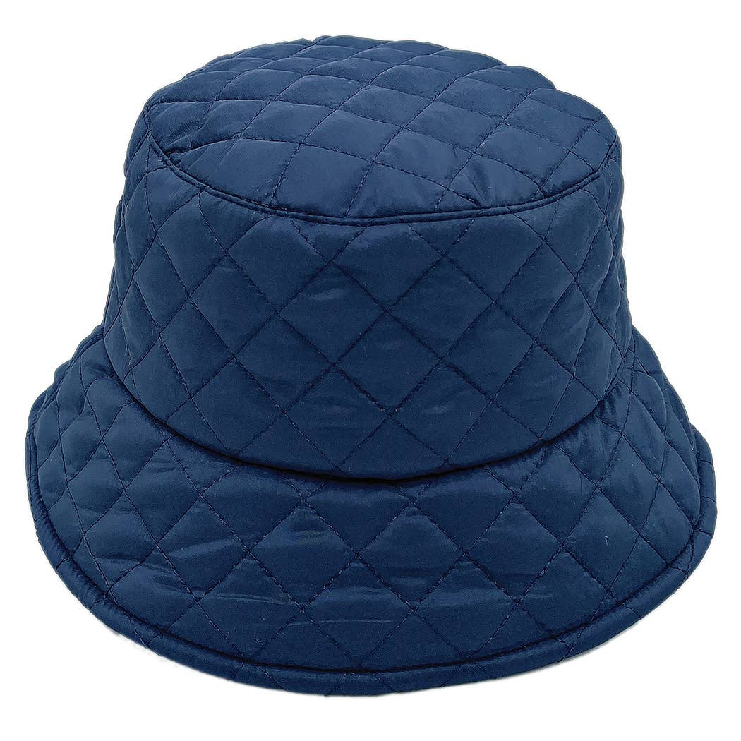 Quilted Padding Bucket Hat