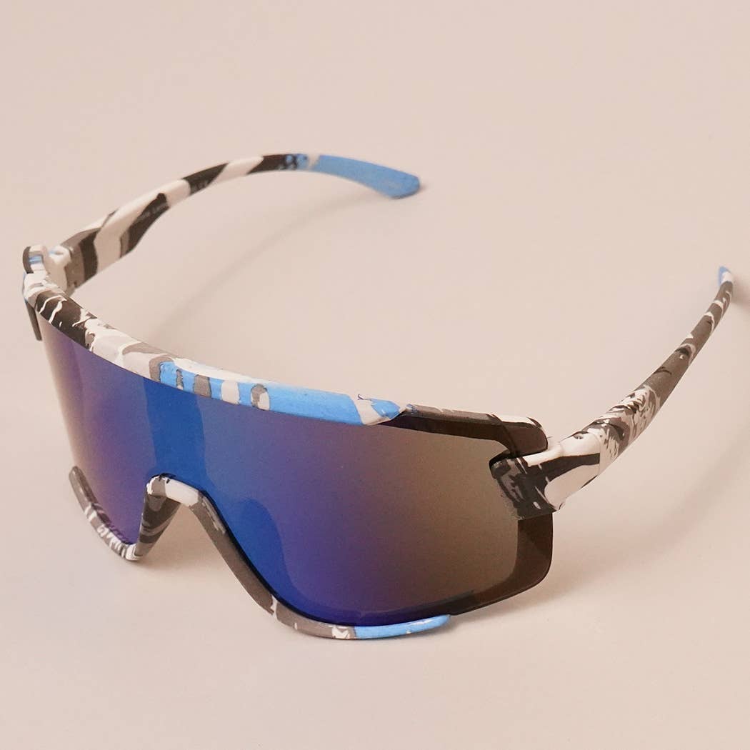 Unisex Shield Fashion Sunglasses