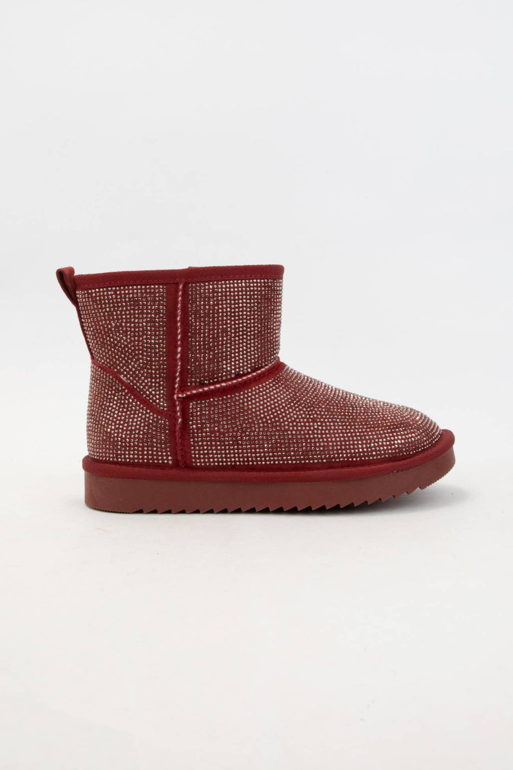 PRESLEY BEDAZZLED GLAM SHERPA BOOTIES (Copy)