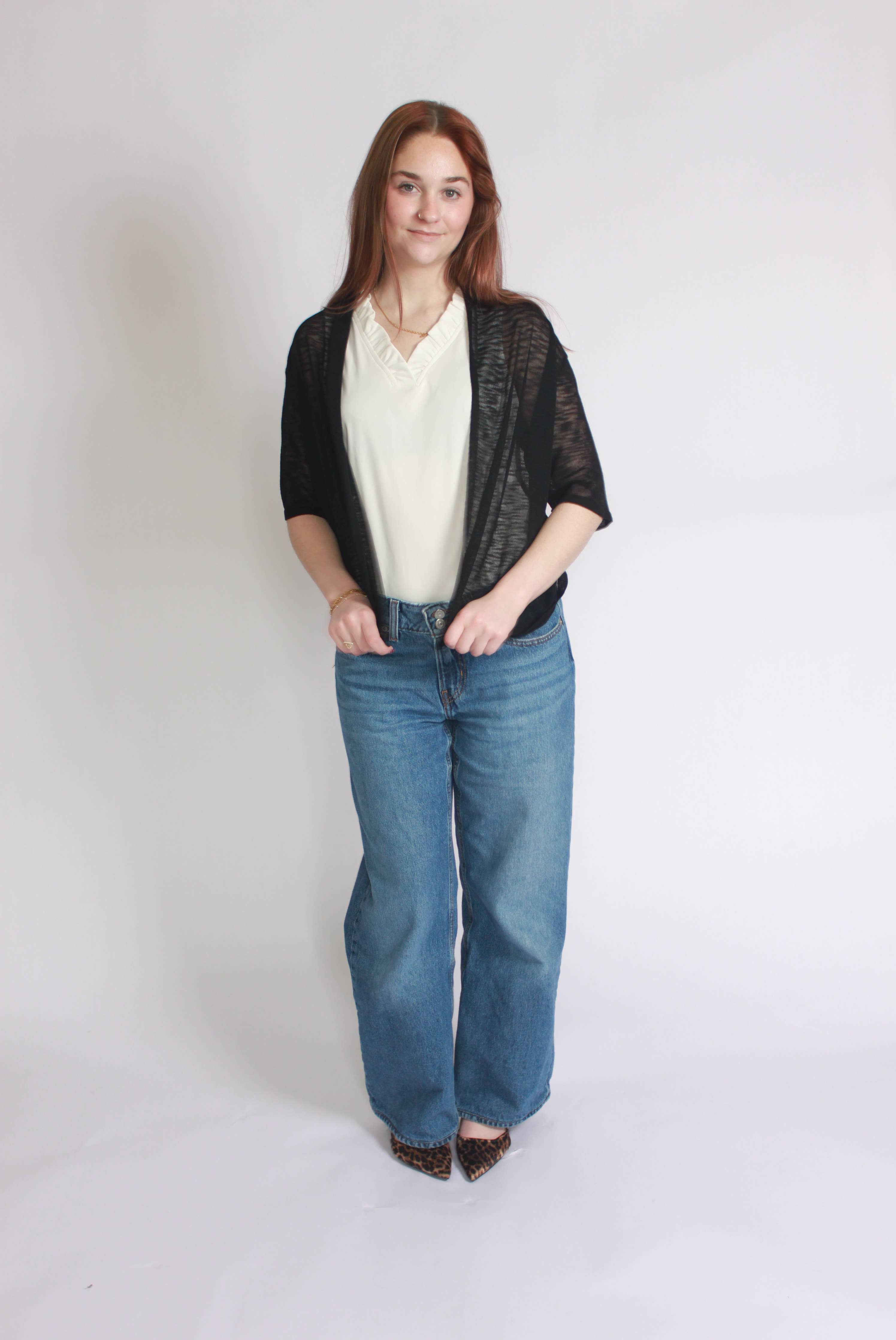 Nadine Short Sleeve Cardigan -