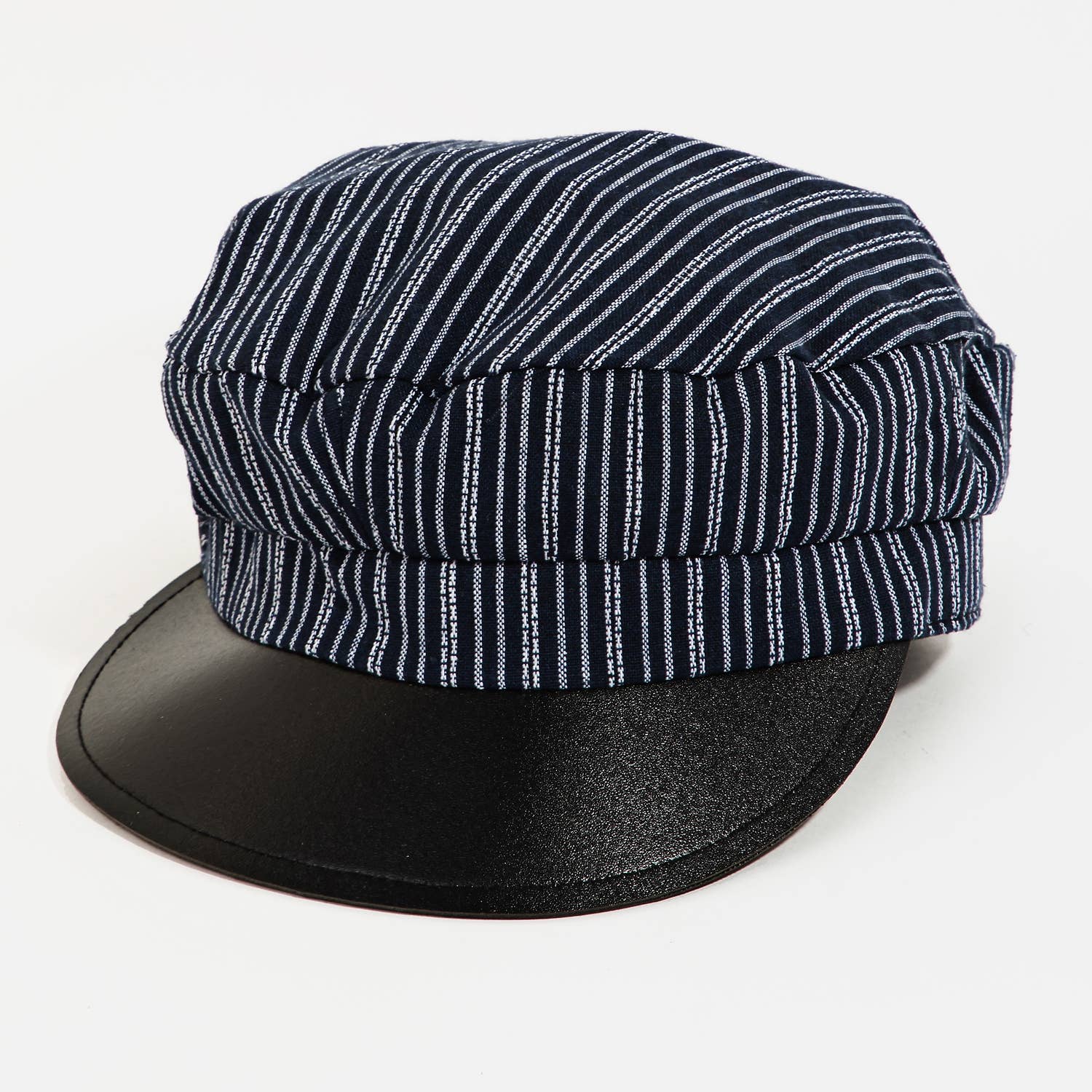 Pin Stripe Cabbie Hat