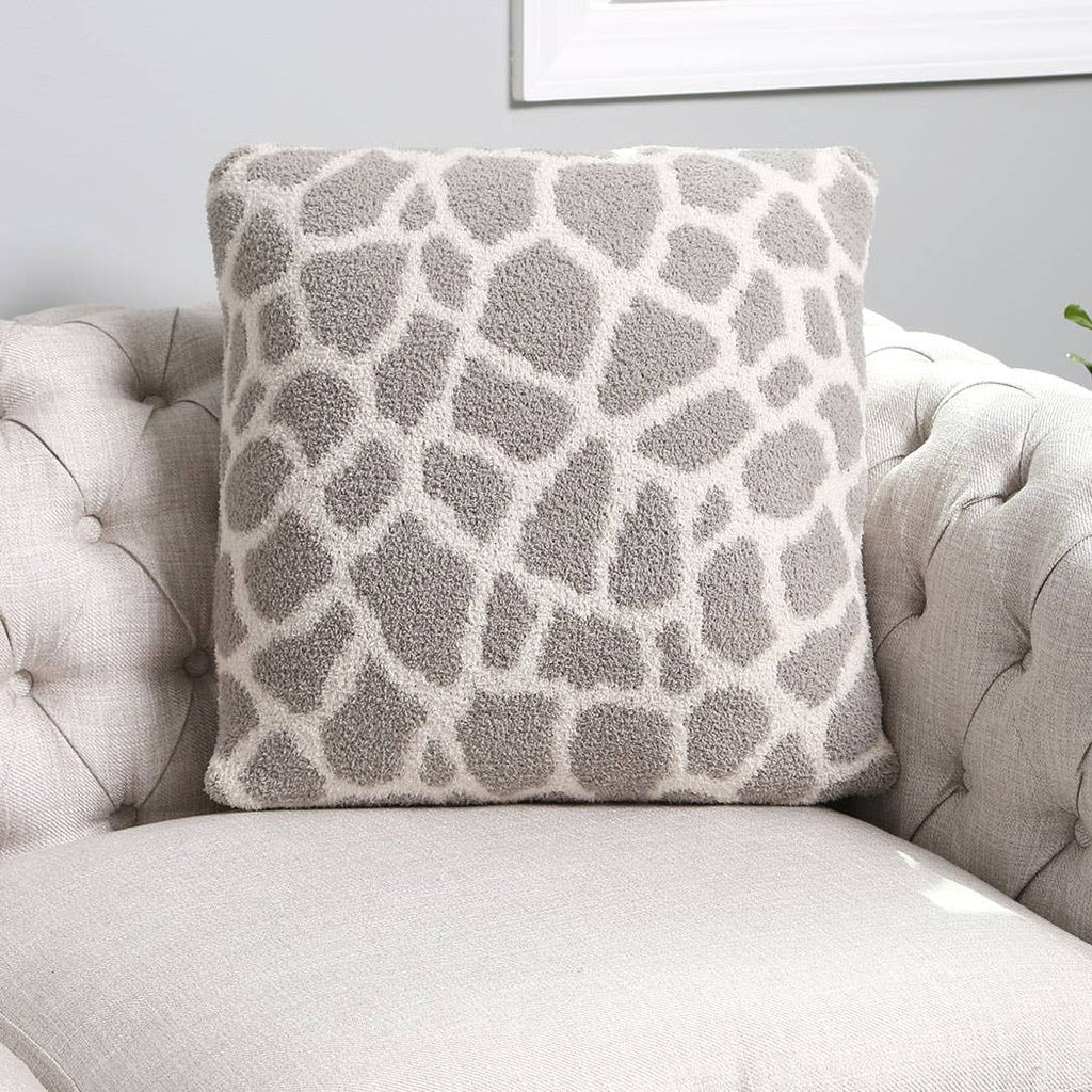 Luxury Soft Giraffe Print Cushion Cover