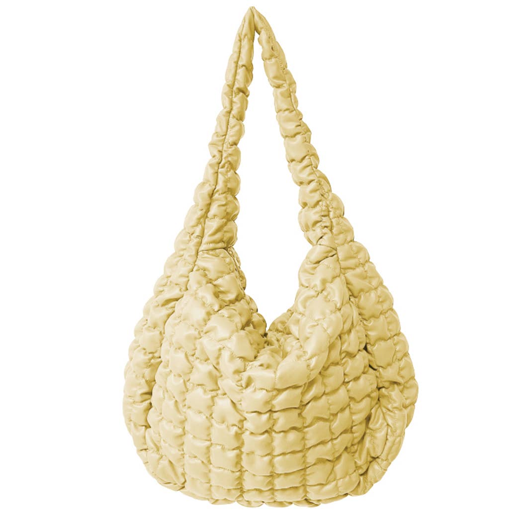 Stylish Quilted Puffer Lightweight Large Handbag