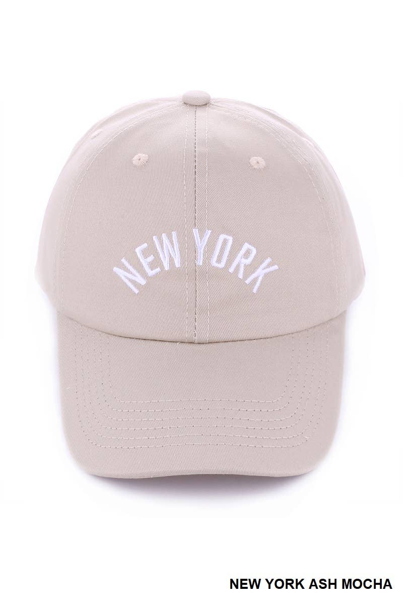 Embroidered Cotton Baseball Cap