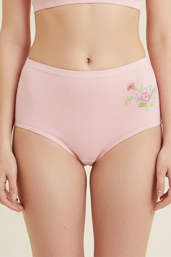 Youmita Flower Embroidery Mama Panty-532-PTY-12-C03
