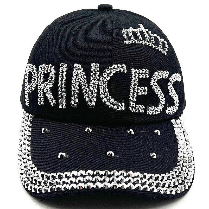 Princess Tiara Rhinestone Cap Hat
