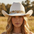 Intricate Border Pattern Band Cowboy Hat