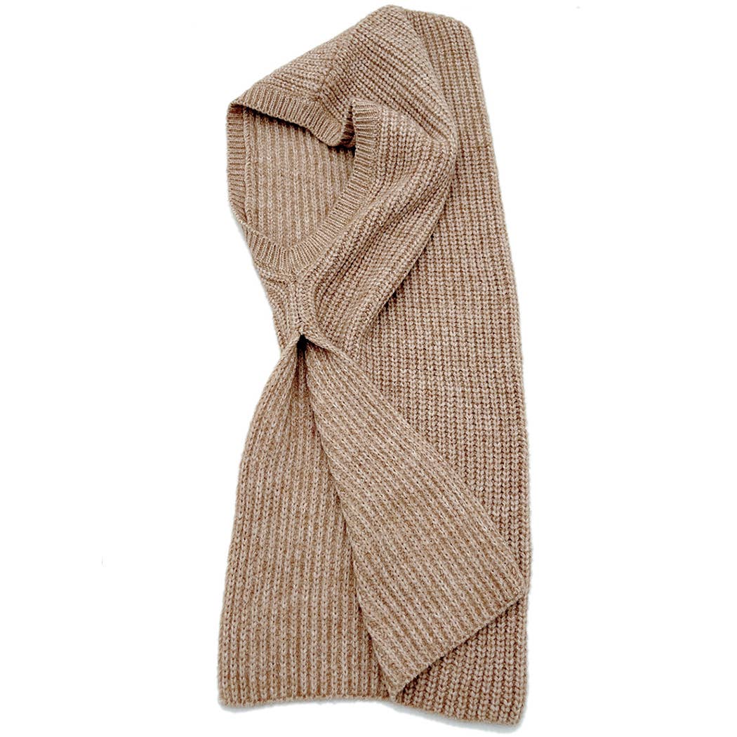 Solid Color Knitted Snood