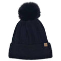 Knitted Beanie with Pom-pom
