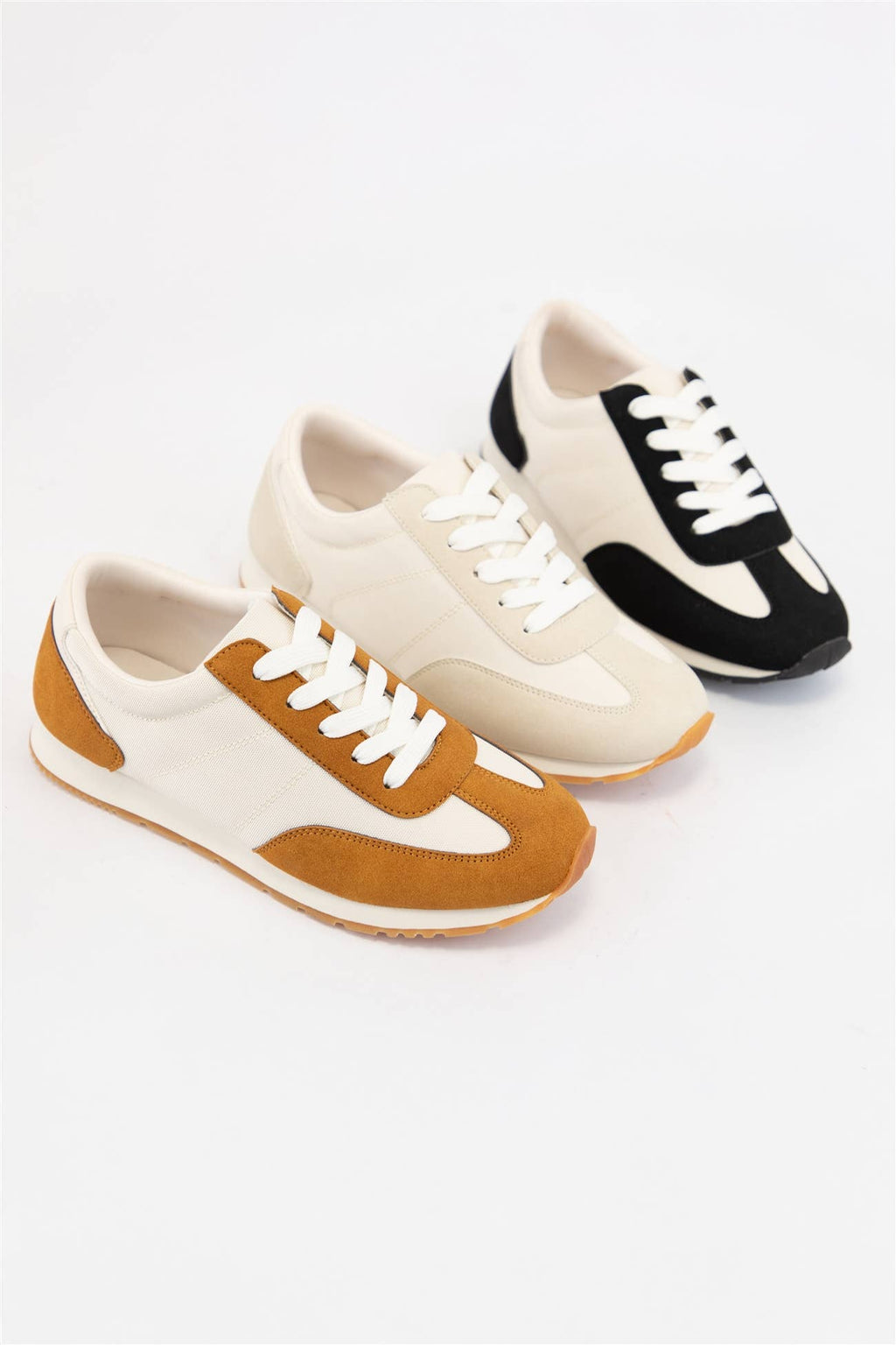 CARRIE Retro Runner Sneakers Color Block Casual Running Shoe
