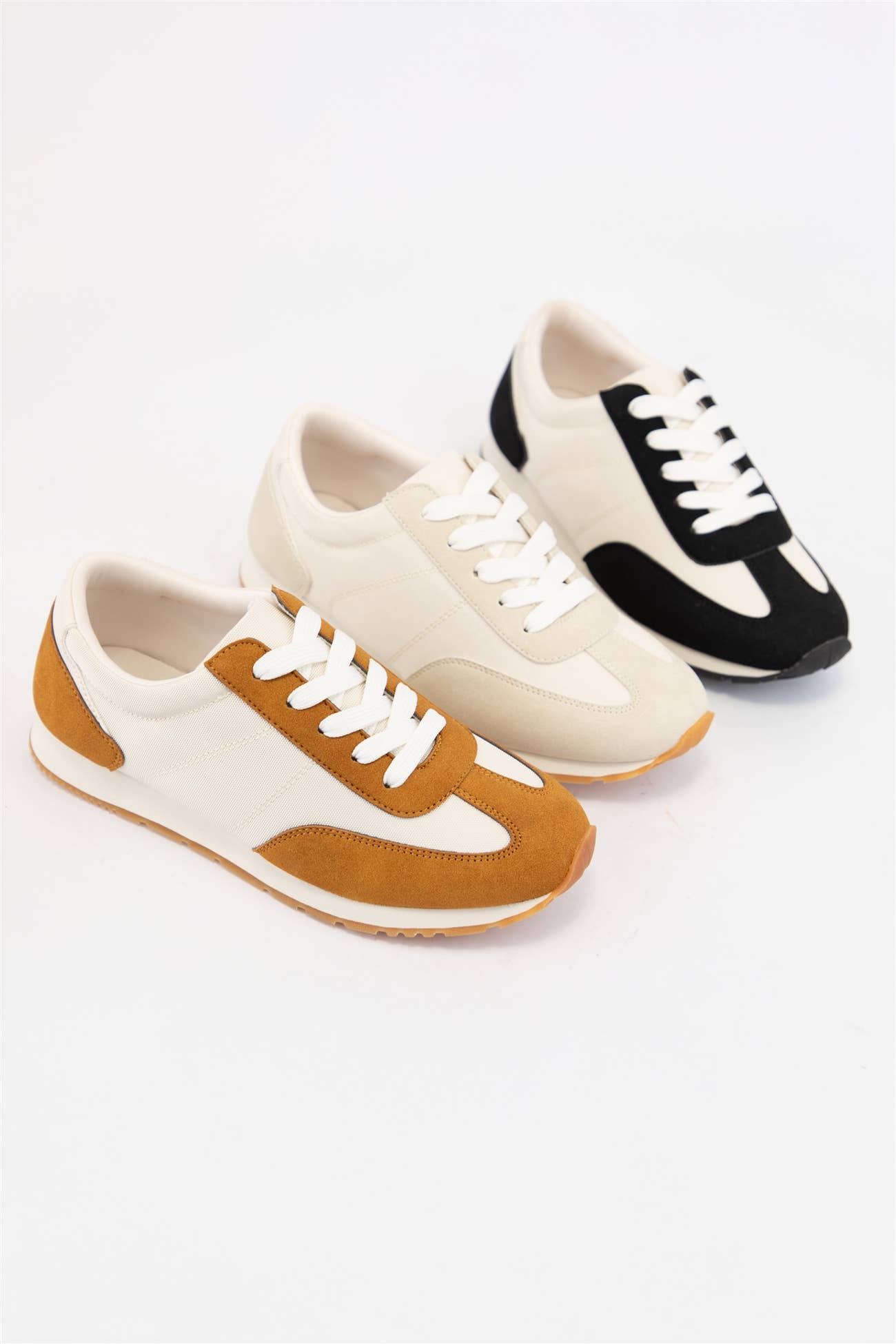 CARRIE Retro Runner Sneakers Color Block Casual Running Shoe