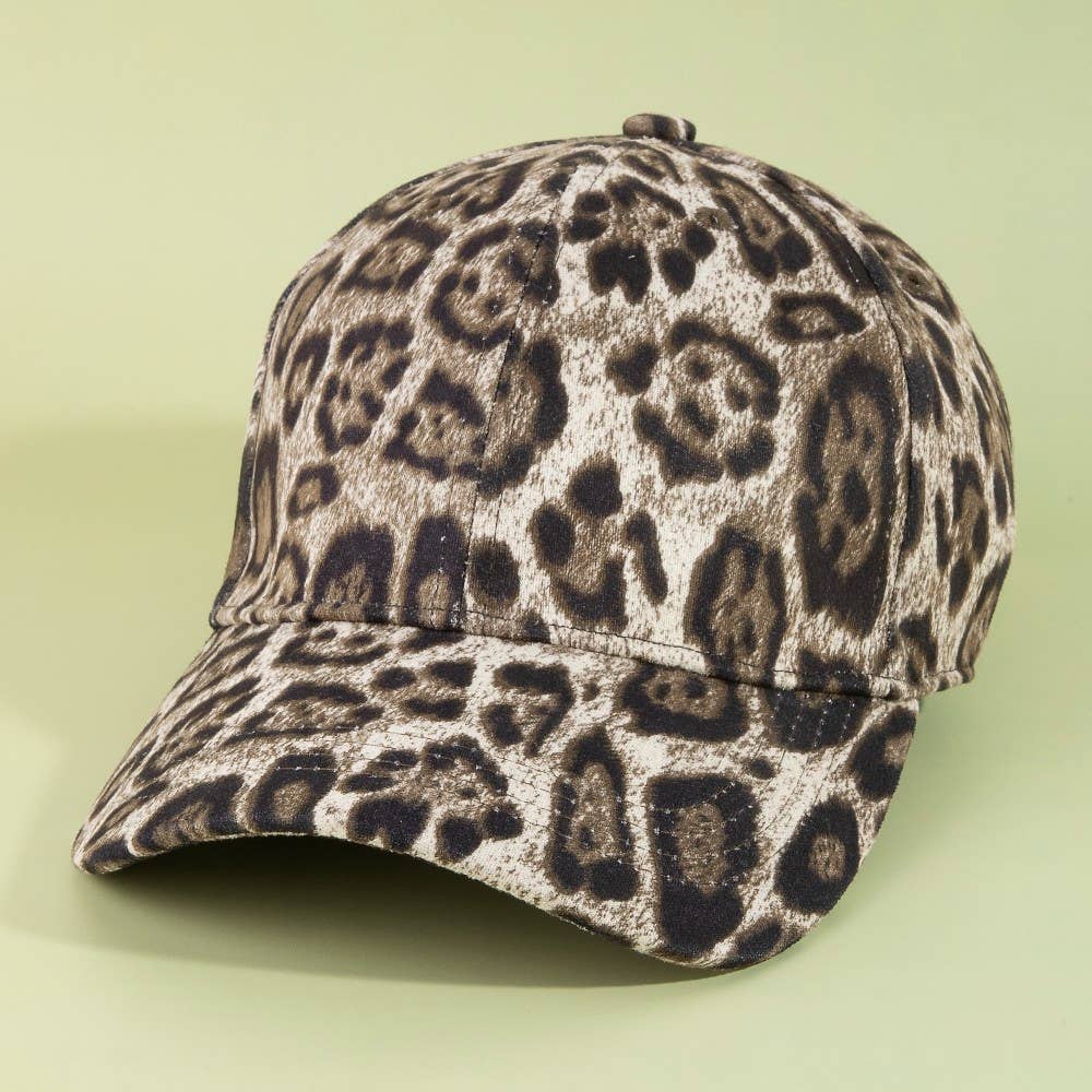 Leopard Print Baseball Cap