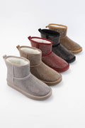 PRESLEY BEDAZZLED GLAM SHERPA BOOTIES (Copy)