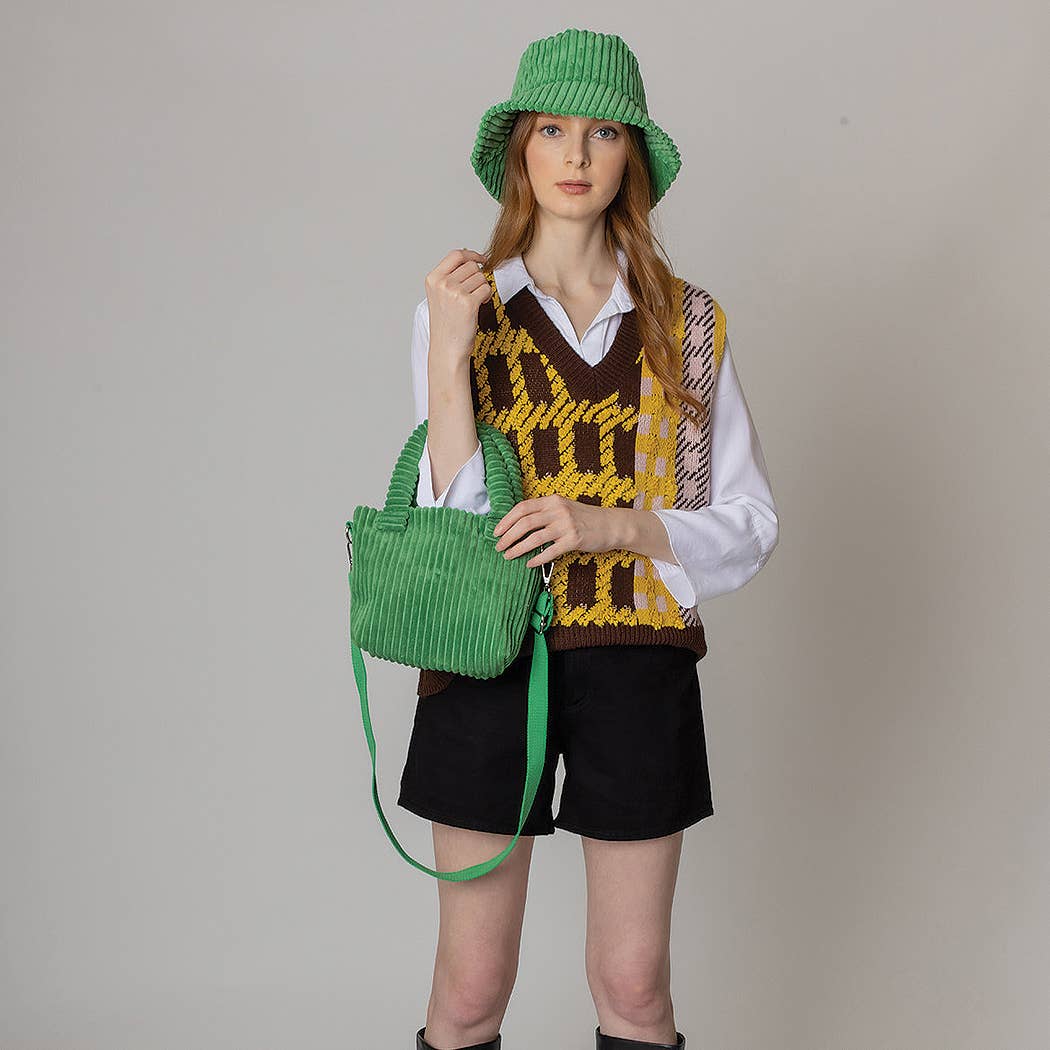 Solid Corduroy Bucket Hat