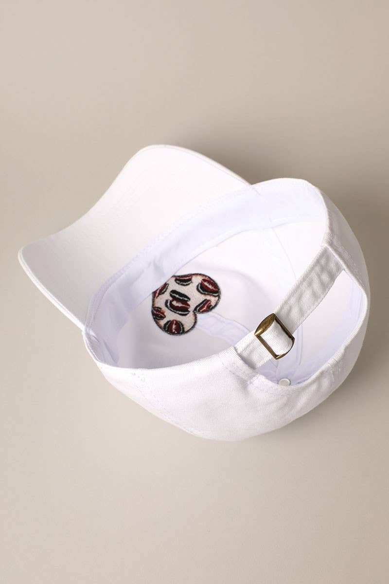 Leopard Heart Embroidery Baseball Cap Hat