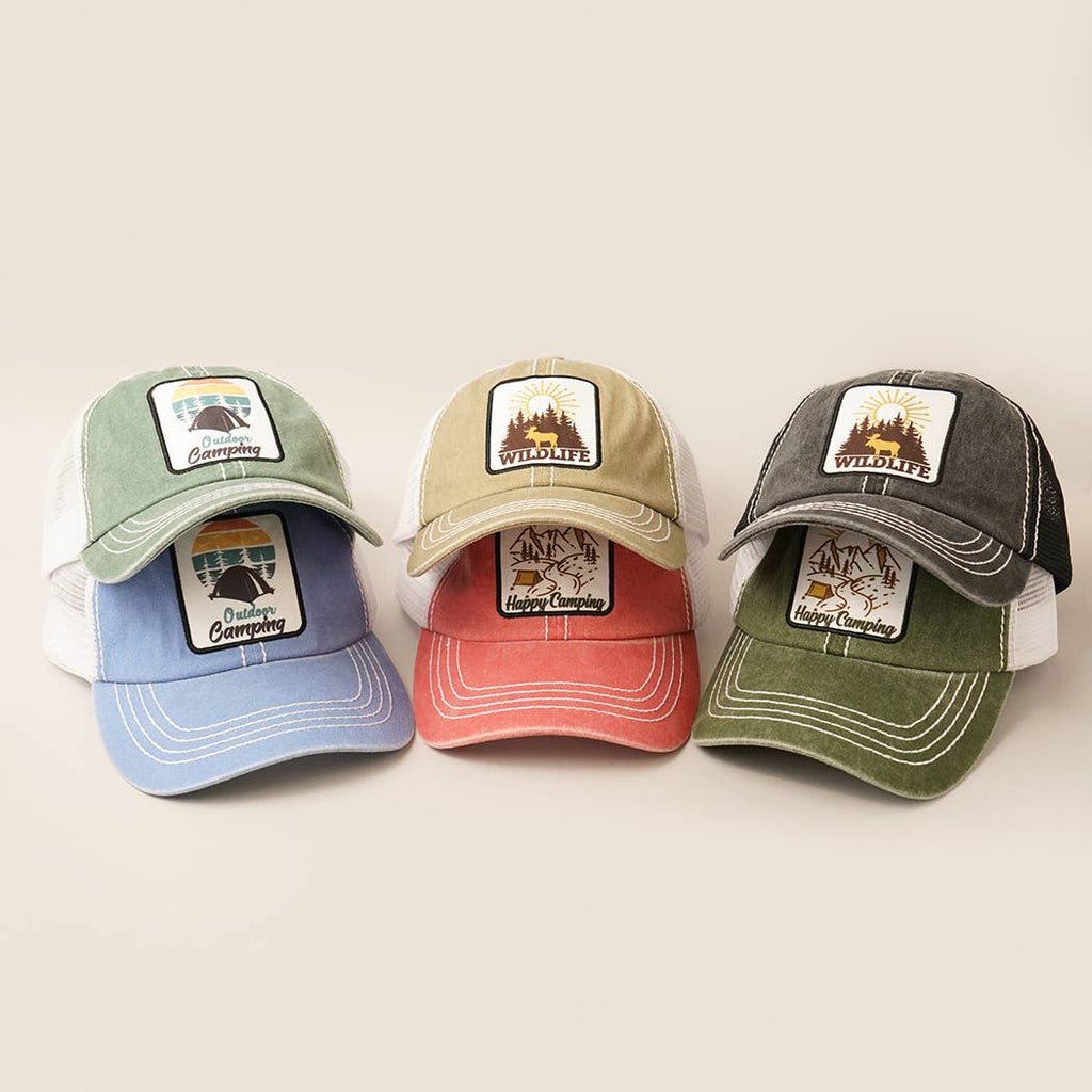 Wild Life Patch Mesh back Baseball Cap