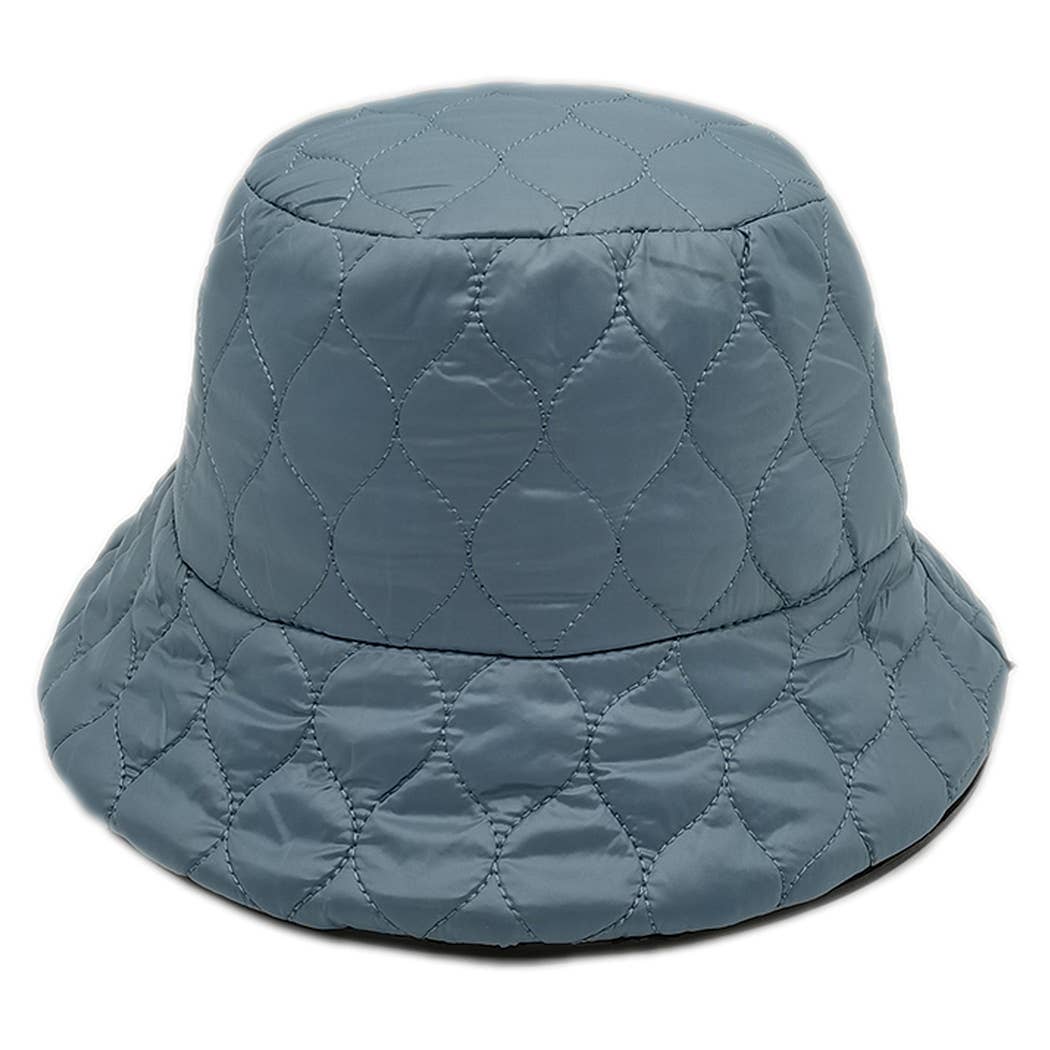 Women's Short Brim Wave Padded Lightweight Bucket Hat
