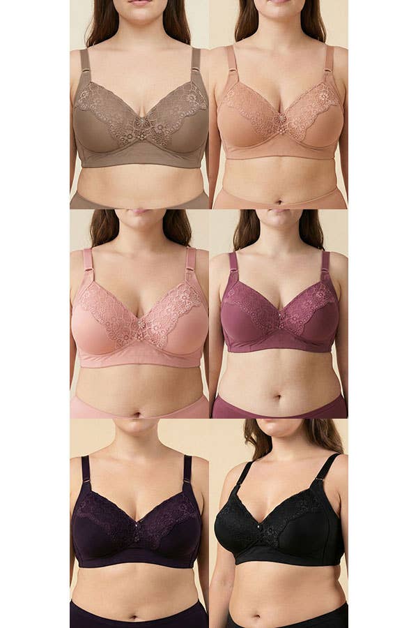No Underwire, Adjustable Straps Bra -89124-BRA-C03