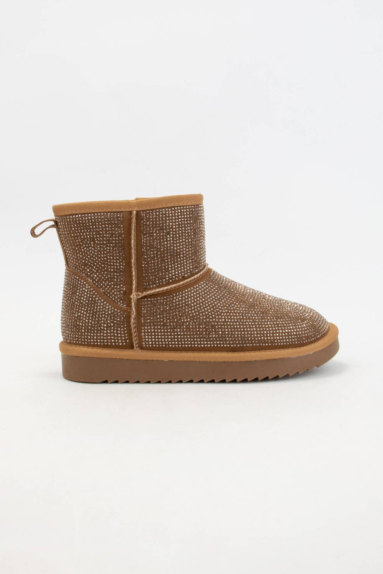 PRESLEY BEDAZZLED GLAM SHERPA BOOTIES (Copy)