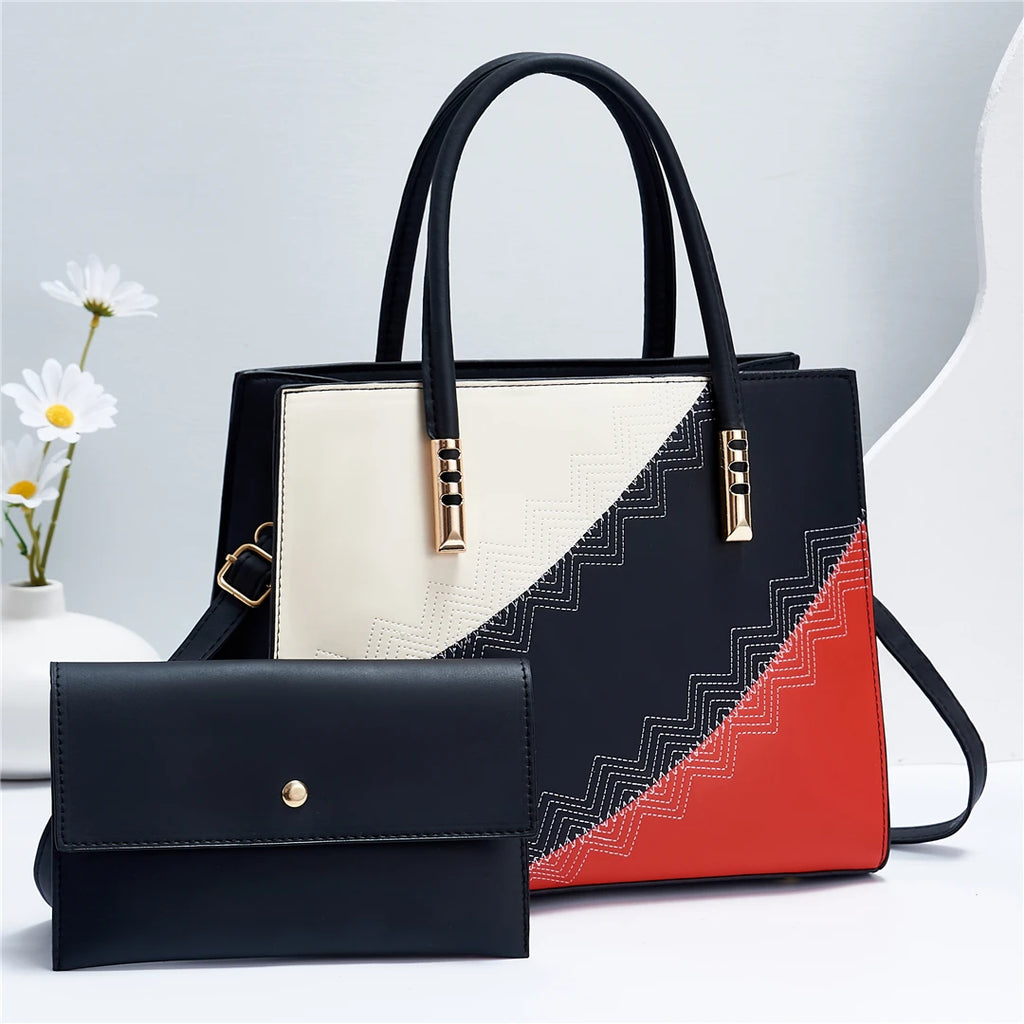 Jaba Luxury Shoulder/Handbag With Wallet