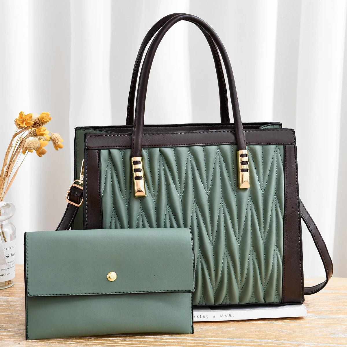 Bijou Luxury Shoulder/Handbag With Wallet