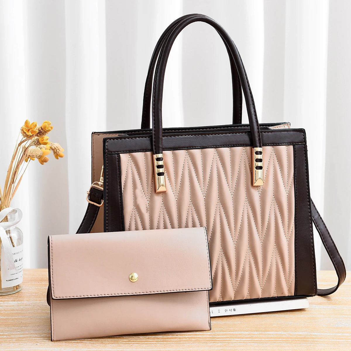 Bijou Luxury Shoulder/Handbag With Wallet